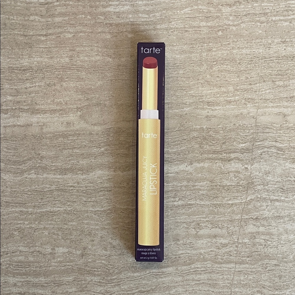 tarte NIB Maracuja Juicy Lipstick in “Rosy Brown” - Picture 1 of 5